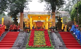 Cần thêm thời gian, nguồn lực để phục dựng không gian điện Kính Thiên Ảnh: MẠNH THẮNG 