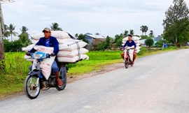 Những chiếc xe chở đầy hàng lậu 