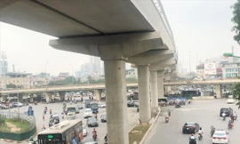 Dự án metro Nhổn-ga Hà Nội đã hợp long đường trên cao và đưa vào sử dụng năm 2020 Ảnh: T.Đảng