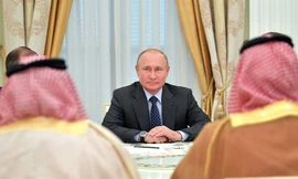 Tổng thống Nga Vladimir Putin thăm Ả-rập Xê-út hôm nay Ảnh: điện Kremlin 