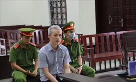 Cựu Phó Viện trưởng Viện KSND huyện Tân Châu, bị cáo Đặng Trường An tại phiên tòa Ảnh: Tân Châu