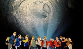 Trầm trồ kinh ngạc trước vẻ đẹp hang Tiên, Quảng Bình