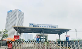 Bến xe Thủ đô vắng lặng trong ngày thực hiện Chỉ thị của Thủ tướng