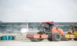 Đại công trường hơn 2.000 tỷ cải tạo đường băng sân bay Quốc tế Nội Bài