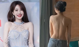 Bức ảnh thay đồ của tình cũ Huỳnh Hiểu Minh bị chỉ trích