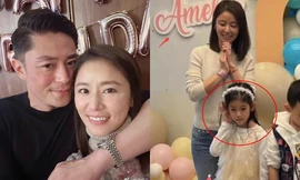 Con gái Lâm Tâm Như lần đầu bị lộ mặt