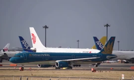 Máy bay Vietnam Airlines hoạt động tại Nhật Bản