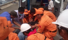 Cứu thuỷ thủ Indonesia nghi vỡ ruột thừa trên biển