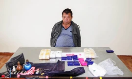 Bắt giữ đối tượng vận chuyển ma túy bắn súng kíp vào lực lượng chức năng