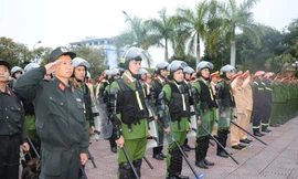 Công an Lai Châu ra quân đợt cao điểm tấn công trấn áp tội phạm 