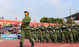 Nhiều lực lượng tham gia diễu binh kỷ niệm 70 năm chiến thắng Điện Biên Phủ 