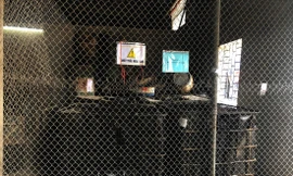 Ảnh dầu thải tồn đọng ở Cty CP Gốm sứ Thanh Hà. Ảnh: Q.Lộc 