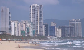 Một góc thành phố Đà Nẵng ở phía đông phát triển “nóng” trong thời gian qua