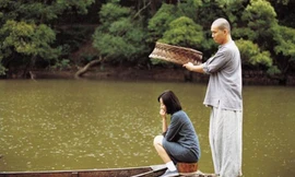 Một cảnh trong phim Xuân, Hạ, Thu, Đông... rồi lại Xuân