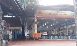 Quán bia hoạt động trong Trung tâm Văn hóa thông tin thể thao quận Tây Hồ 