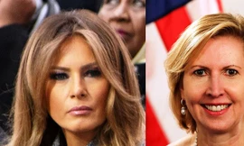Sau chuyến đi Nam Phi, đệ nhất phu nhân Melania Trump (trái) đã yêu cầu chồng sa thải trợ lý cố vấn an ninh quốc gia Mira Ricardel. ảnh: Vox 