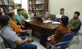 Nghe các nạn nhân trình bày tại Văn phòng Ban đại diện báo Tiền Phong khu vực Tây Nguyên