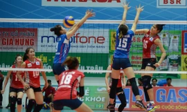 Bóng chuyển nữ VN bỏ giải châu lục để thi đấu ở giải trong nước. ảnh: CTV