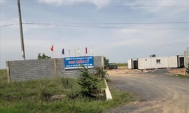 Văn phòng Ban quản lý dự án ĐMT Lộc Ninh chỉ cách biên giới Việt Nam - Campuchia hơn 3 km 