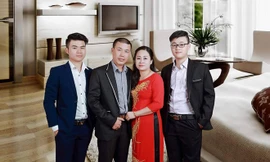 Gia đình hạnh phúc của anh Dương Hồng Quý