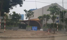 Công trình nhà điều hành của dự án. Ảnh: Trần Hoàng 