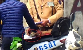 Ảnh cắt từ clip của Tiền Phong 