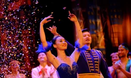 Những gì Thu Huệ đạt được là kết quả của sự khổ công tập luyện trong một thời gian dài 