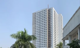 Dự án Eco Green Tower, chậm tiến độ khiến người dân đắng cay. Ảnh: PV 