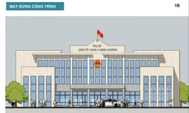 Mẫu trụ sở UBND do đơn vị tư vấn cung cấp. Ảnh: HRAP