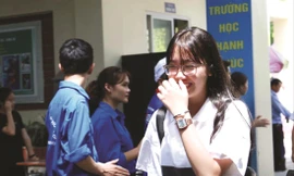 Dù chưa lọc ảo nhưng nhiều thí sinh đã biết mình trúng tuyển ĐH 2019.Ảnh: Nghiêm Huê