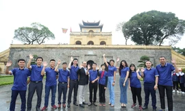 Gương mặt trẻ Việt Nam tiêu biểu tham quan di tích Hoàng Thành Thăng Long ngày 19/3/2019