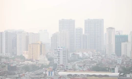 Ô nhiễm không khí tại Hà Nội. Ảnh: Như Ý 