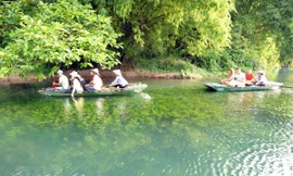 Vẻ đẹp ở Tràng An ( Việt Nam). Ảnh: TTXVN 