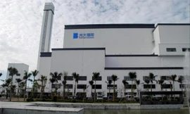 Nhà máy đốt rác phát điện Cần Thơ. Ảnh: CK 