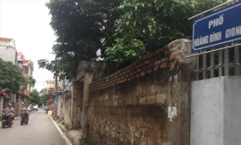 Con đường mang tên Hoàng Đình Giong. Ảnh: Duy Chiến