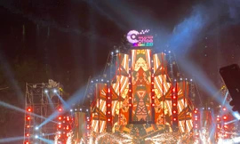 Rực rỡ trình diễn ánh sáng tại thủ phủ cà phê Buôn Ma Thuột