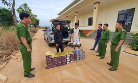 Vận chuyển hơn 1 tạ pháo về Đắk Lắk hòng bán kiếm lời