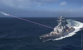 Mỹ đưa vũ khí laser lên tàu chiến