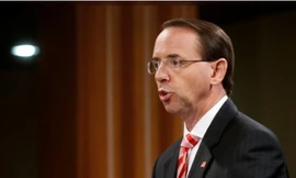 Thứ trưởng Bộ Tư pháp Mỹ Rod Rosenstein. Ảnh: Reuters