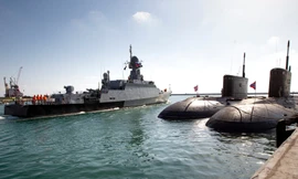 Tàu chiến Nga trong căn cứ ở Tartus, Syria