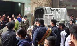 Công an phong tỏa hiện trường, điều tra vụ việc