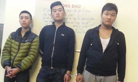 Ba đối tượng tại cơ quan điều tra