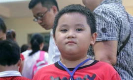 Cận cảnh 'heo vàng' chạy đua dự tuyển vào lớp 1