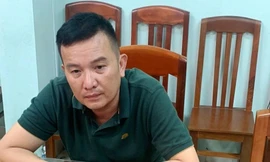 Đối tượng Trần Việt Hoàng bị bắt giữ. Ảnh Công an cung cấp