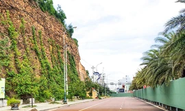 Hơn 65 tỉ đồng khắc phục sạt lở núi tại cửa ngõ vào TP Quy Nhơn