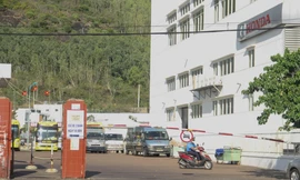 Khu vực bến xe khách Trung tâm Quy Nhơn. Ảnh: Trương Định