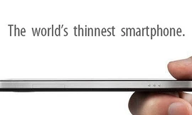 Smartphone mỏng nhất thế giới giá 8 triệu đồng