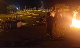 Xôn xao hình ảnh cúng bái, đốt vàng mã ở Trung tâm sát hạch lái xe