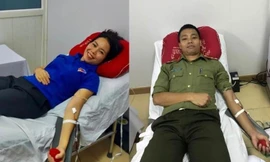 Vợ chồng cán bộ Đoàn vượt hơn chục km trong đêm hiến máu cứu bệnh nhân nguy kịch