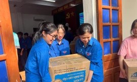 Tuổi trẻ Hà Tĩnh lên đường hướng về người dân vùng lũ miền Bắc